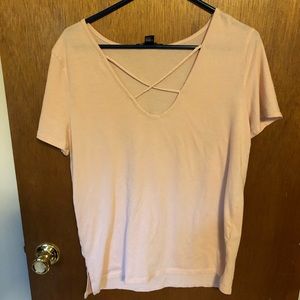 Forever 21 criss cross tee